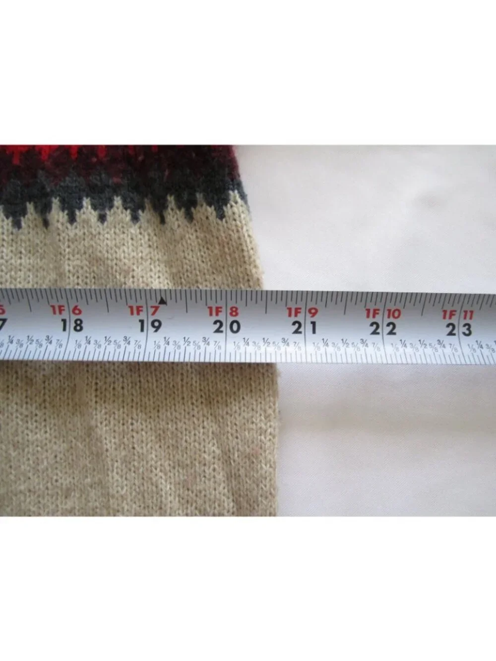 O'Hanlon Mills Fair Isle Sweater Men Sz L Lambswool Geometric Knit Cottage MS60